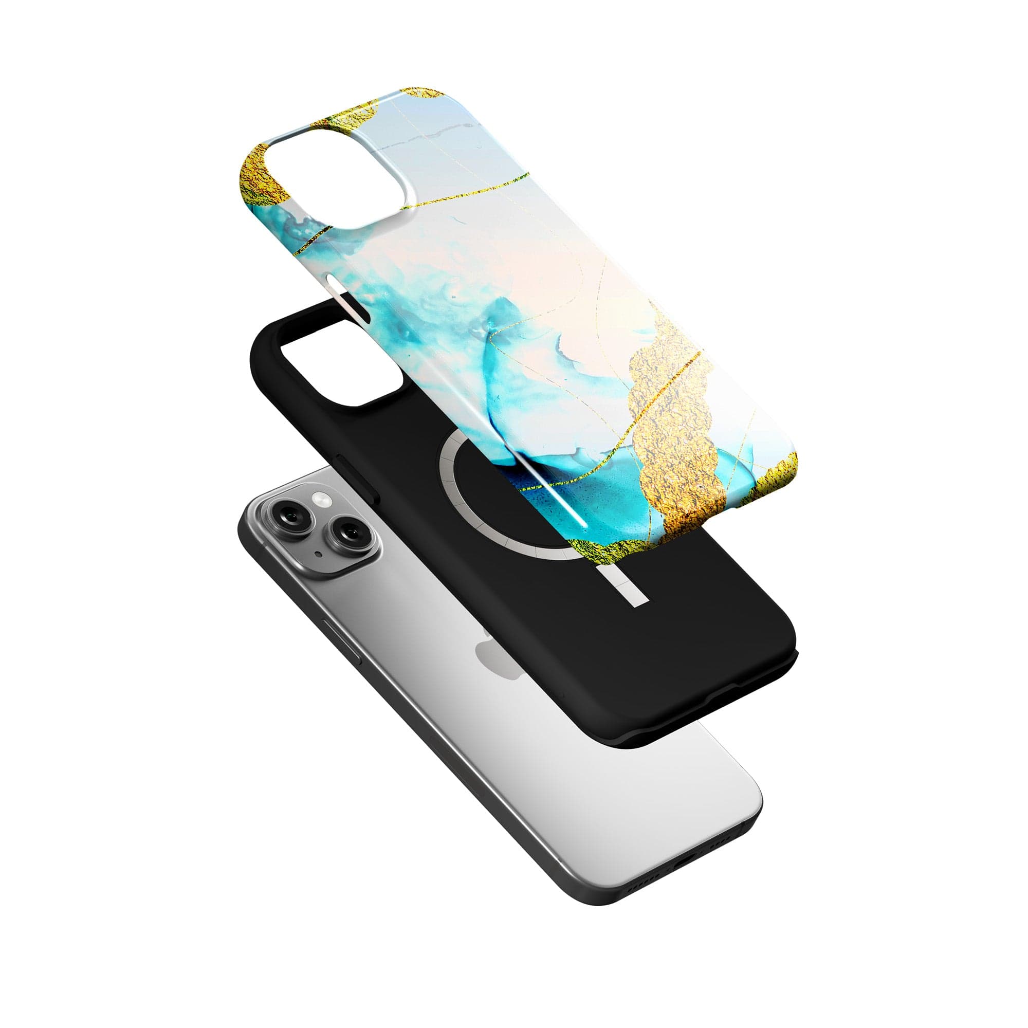 24K Magic | Marble Case for iPhone 15 Plus