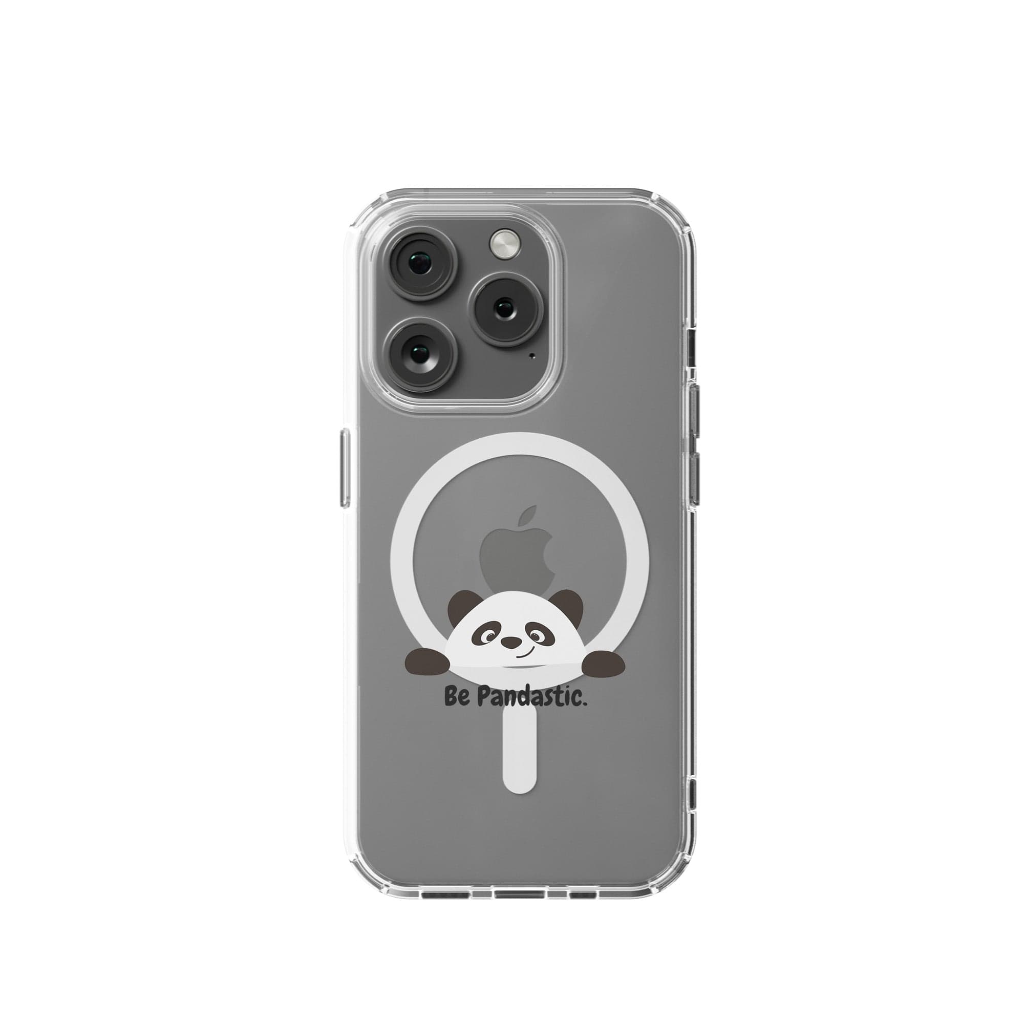 Be Pandatastic | Minimalistic Panda Case for iPhone 15 Pro