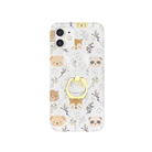 Gold Hoppy Clear Bunny Ring Holder on a Furry Forest Phone Case