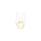 Gold Hoppy Clear Bunny Ring Holder