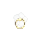 Gold Petal Clear Flower Ring Holder