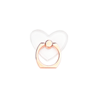 Rose Gold Heartbeat Clear Heart Ring Holder