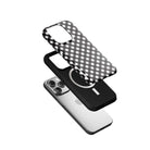 Cross Checkers | Diagonal Plaid Case for iPhone 15 Pro