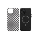 Cross Checkers | Diagonal Plaid Case for iPhone 15