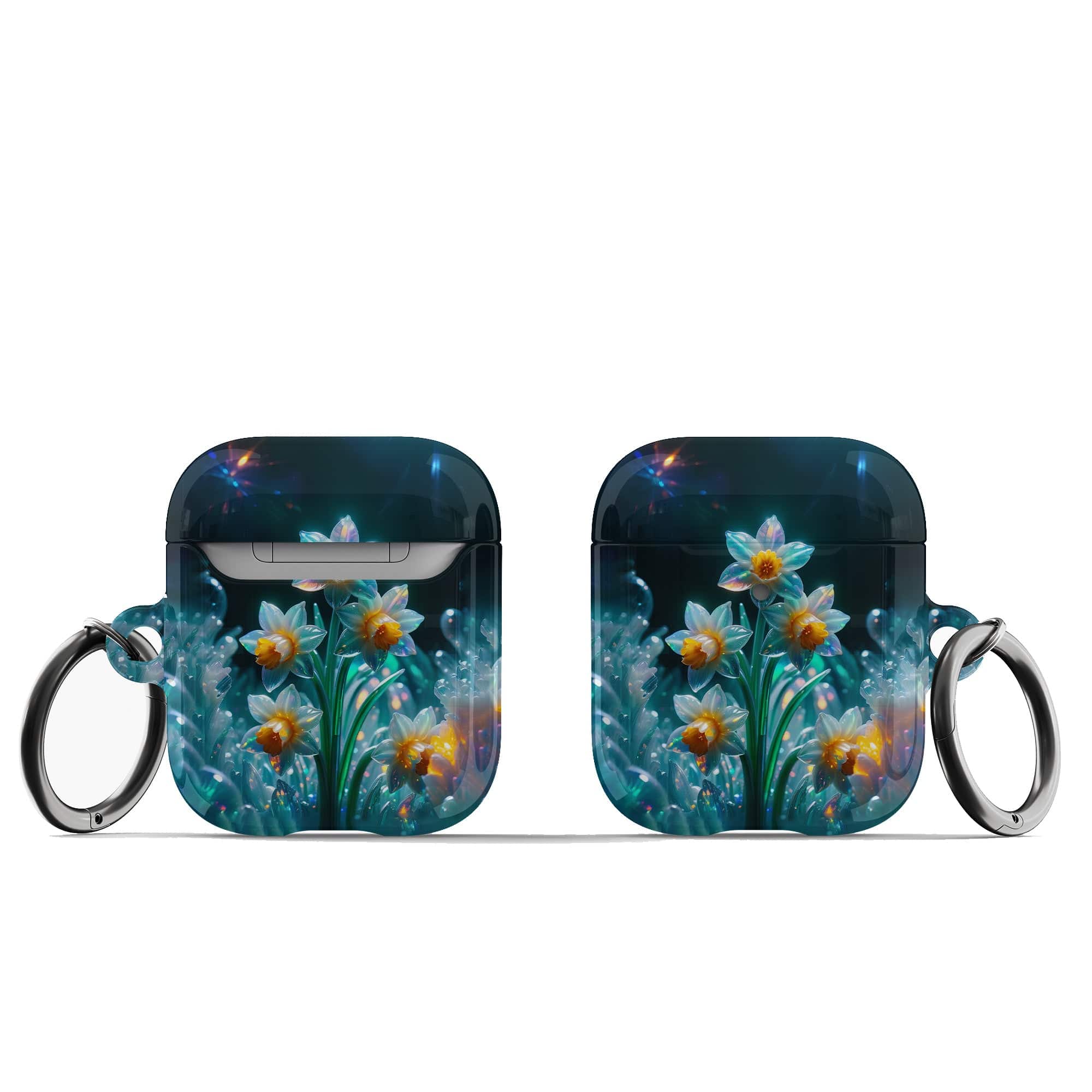 Delicate Shimmer | Crystal Flower Daffodil Apple AirPods Case for Apple AirPods 1&2