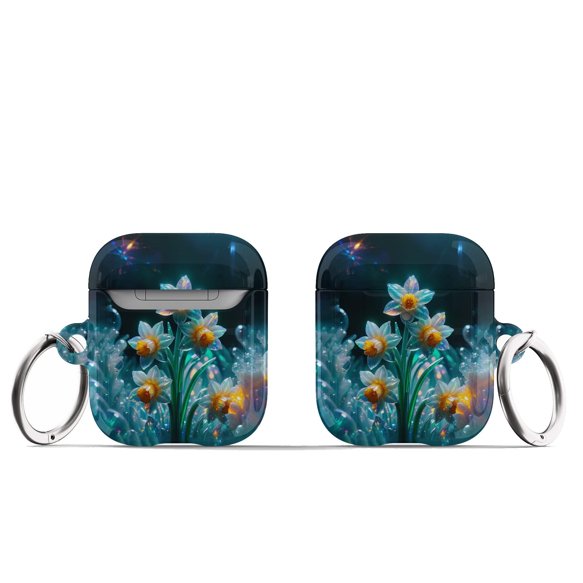 Delicate Shimmer | Crystal Flower Daffodil Apple AirPods Case for Apple AirPods 1&2