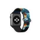 Delicate Shimmer | Crystal Flower Daffodil Apple Watch Band in Black