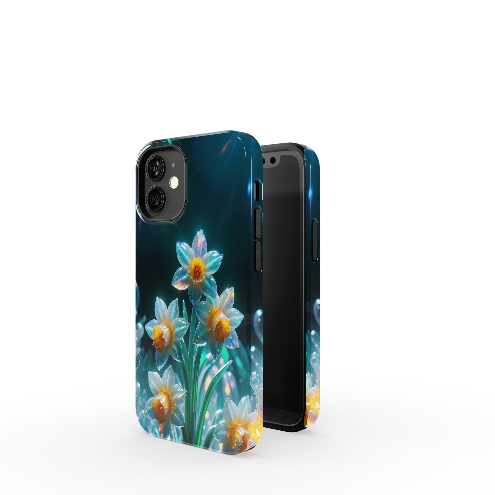 Delicate Shimmer | Crystal Flower Daffodil Case for iPhone 12 Mini