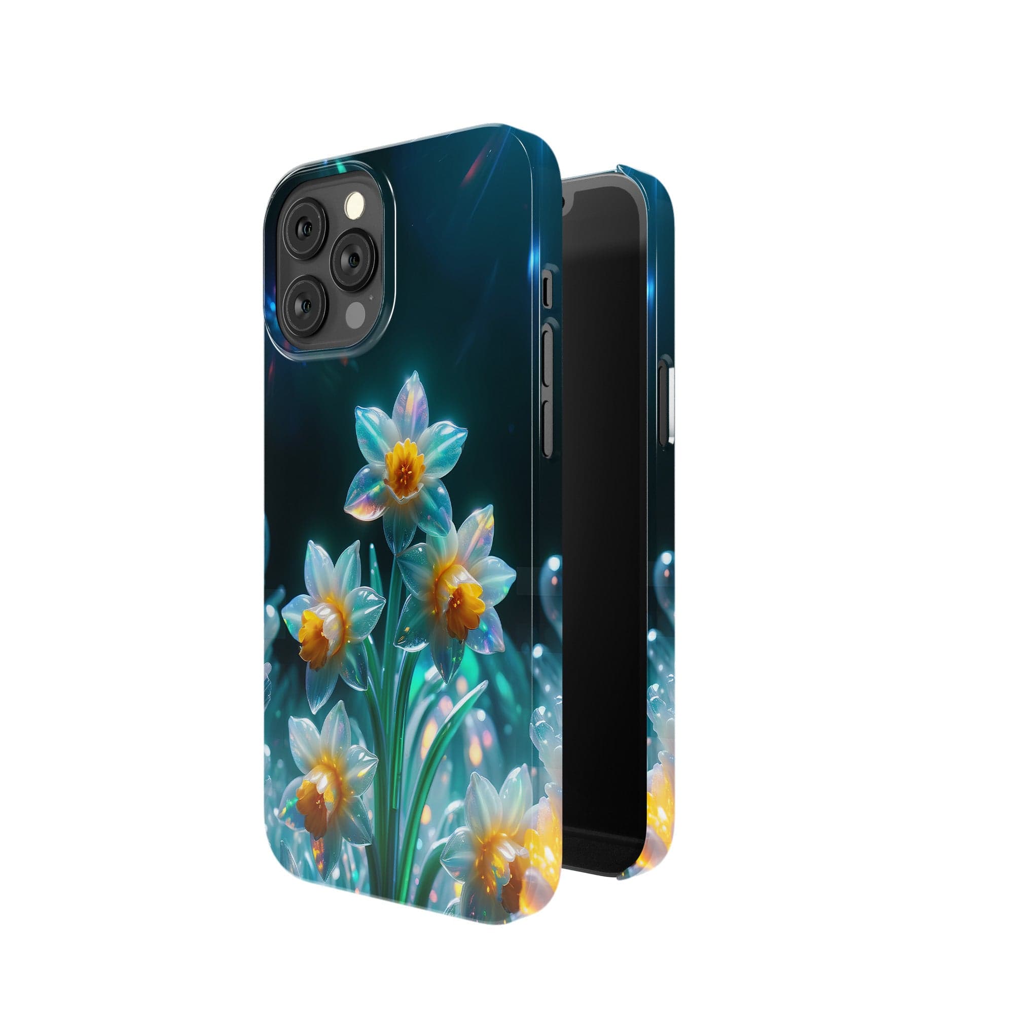 Delicate Shimmer | Crystal Flower Daffodil Case for iPhone 12 Pro Max