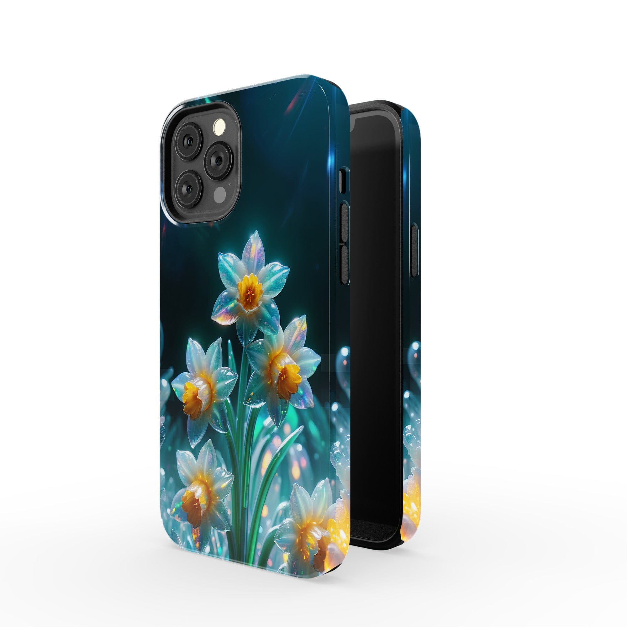 Delicate Shimmer | Crystal Flower Daffodil Case for iPhone 12 Pro Max