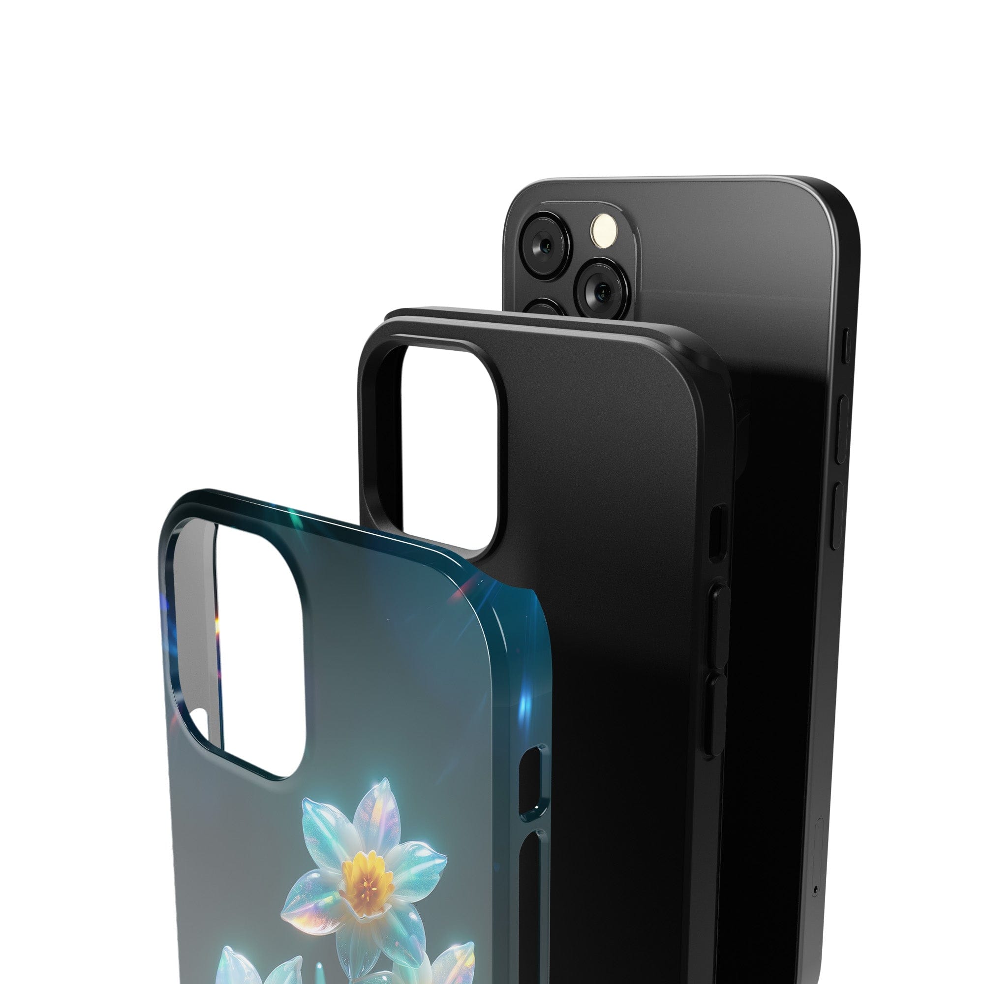 Delicate Shimmer | Crystal Flower Daffodil Case for iPhone 12 Pro