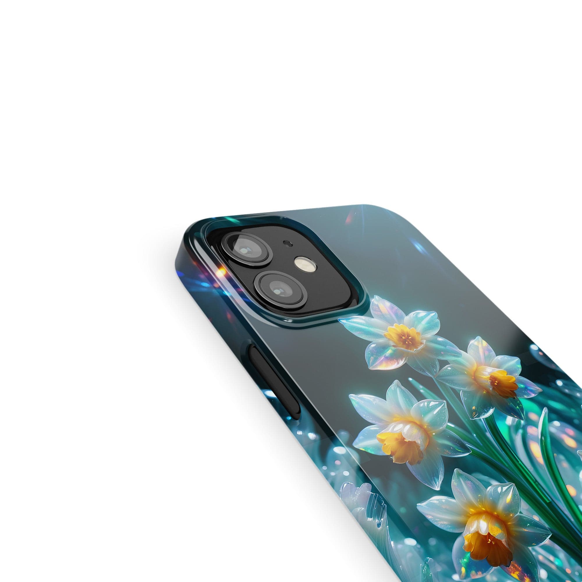 Delicate Shimmer | Crystal Flower Daffodil Case for iPhone 12