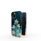 Delicate Shimmer | Crystal Flower Daffodil Case for iPhone 13 Mini