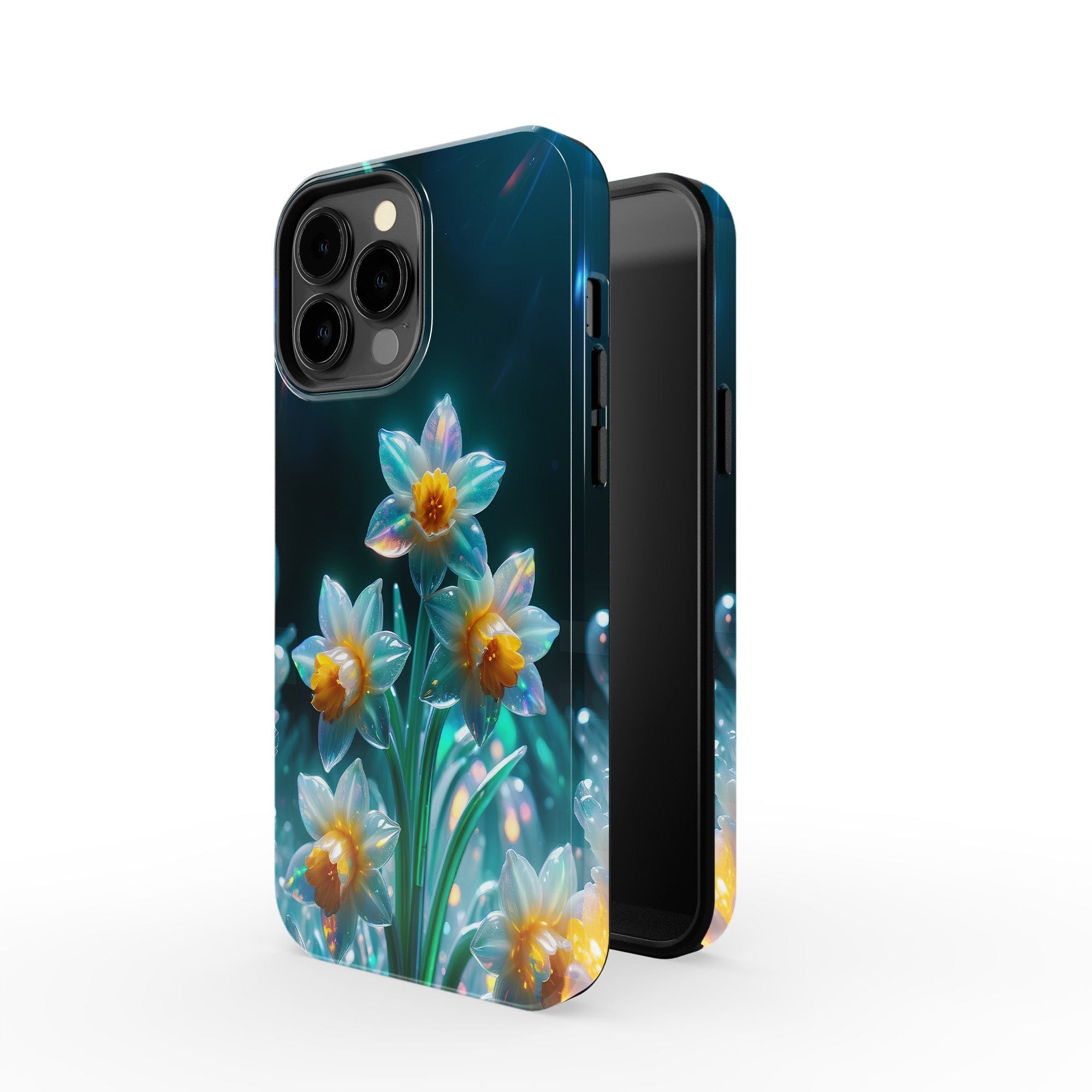 Delicate Shimmer | Crystal Flower Daffodil Case for iPhone 13 Pro Max