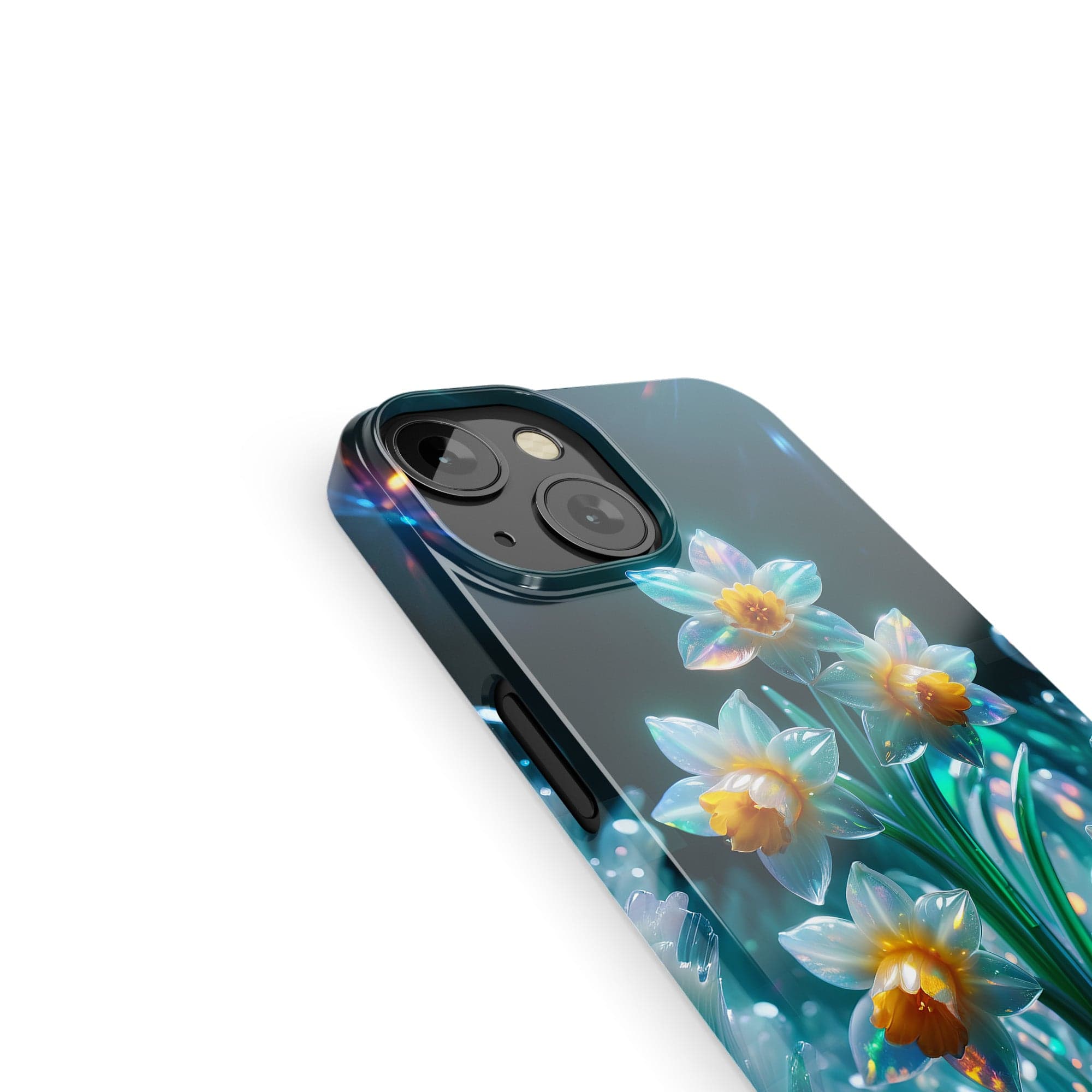 Delicate Shimmer | Crystal Flower Daffodil Case for iPhone 13