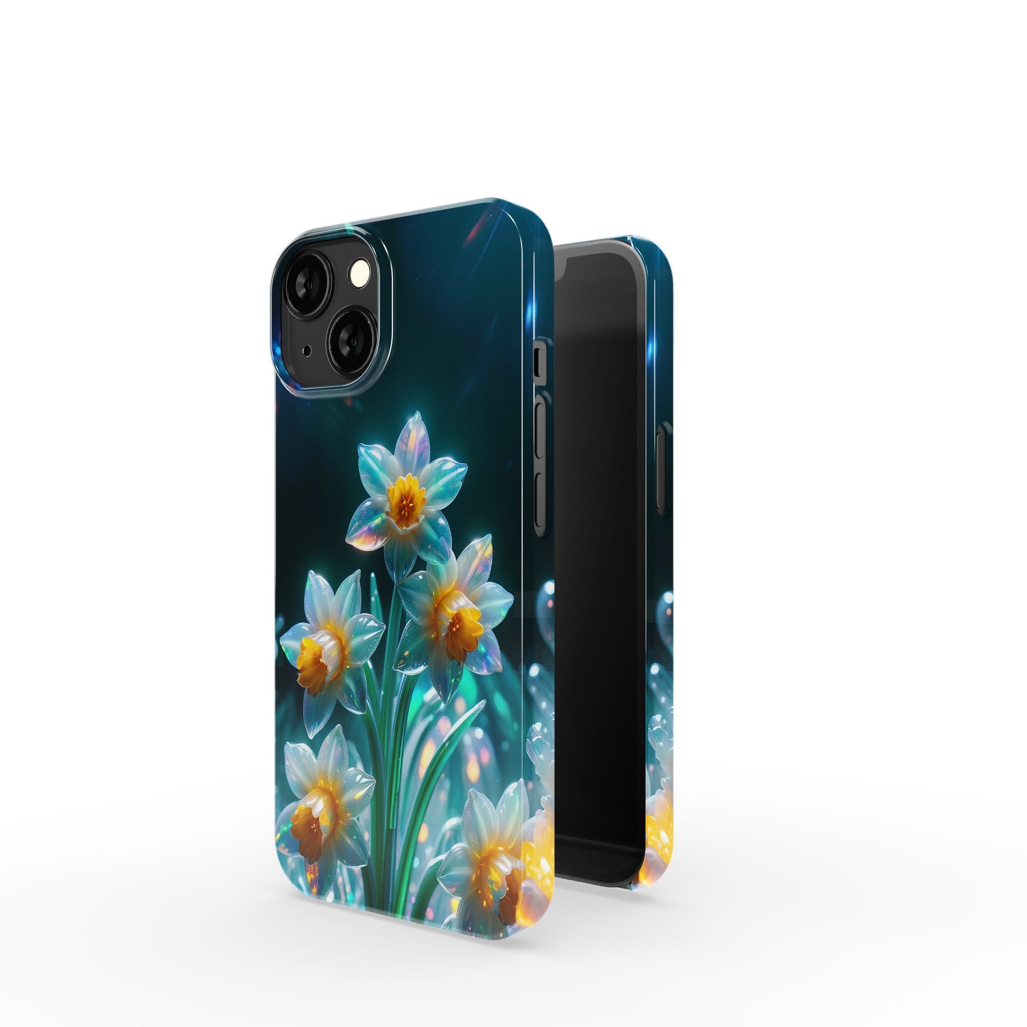 Delicate Shimmer | Crystal Flower Daffodil Case for iPhone 13