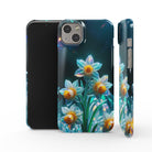 Delicate Shimmer | Crystal Flower Daffodil Case for iPhone 14 Plus