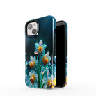 Delicate Shimmer | Crystal Flower Daffodil Case for iPhone 14