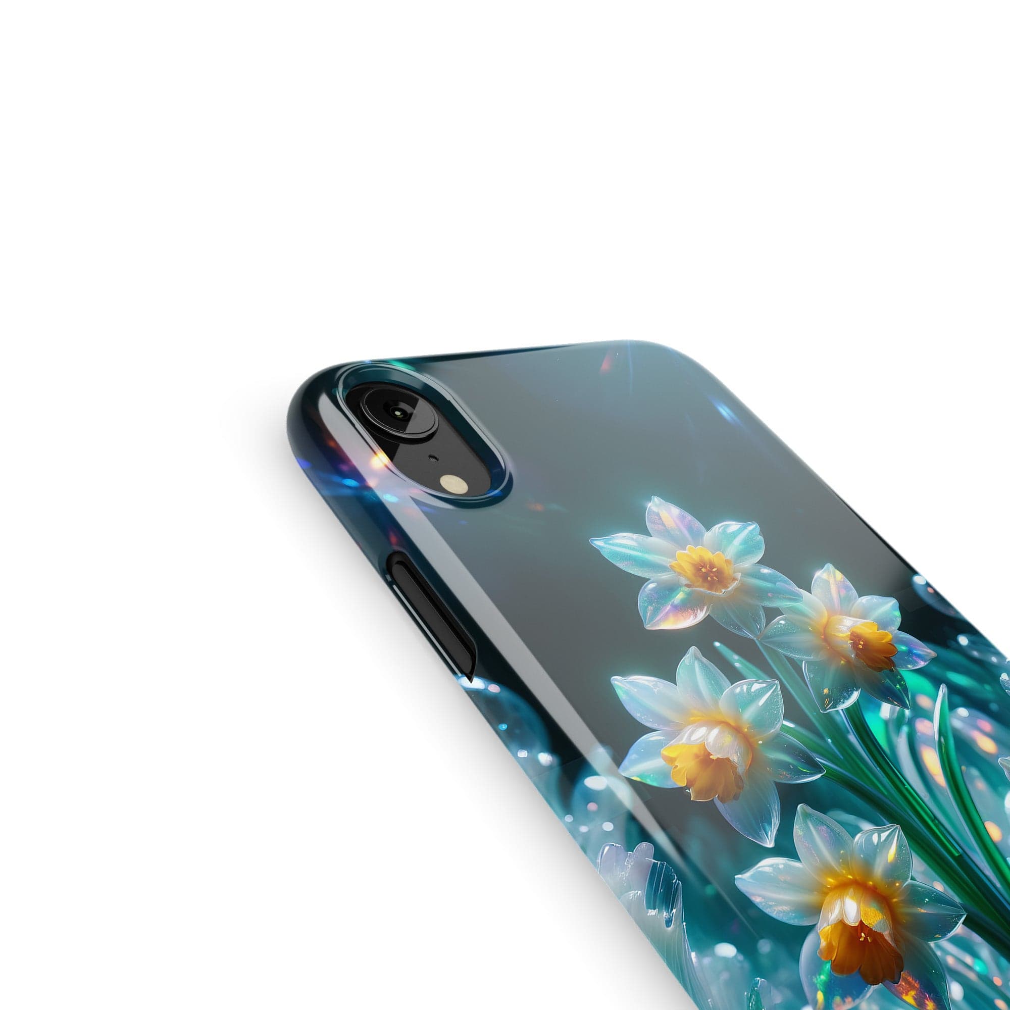 Delicate Shimmer | Crystal Flower Daffodil Case for iPhone XR