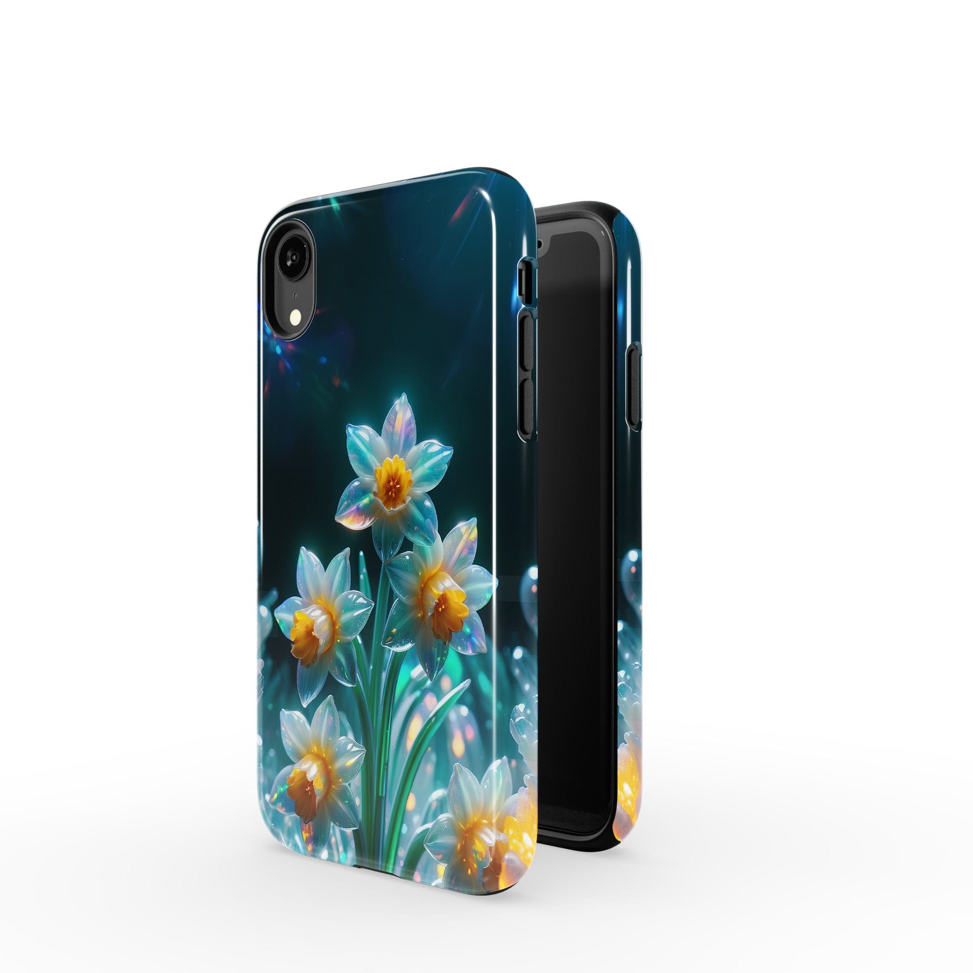 Delicate Shimmer | Crystal Flower Daffodil Case for iPhone XR