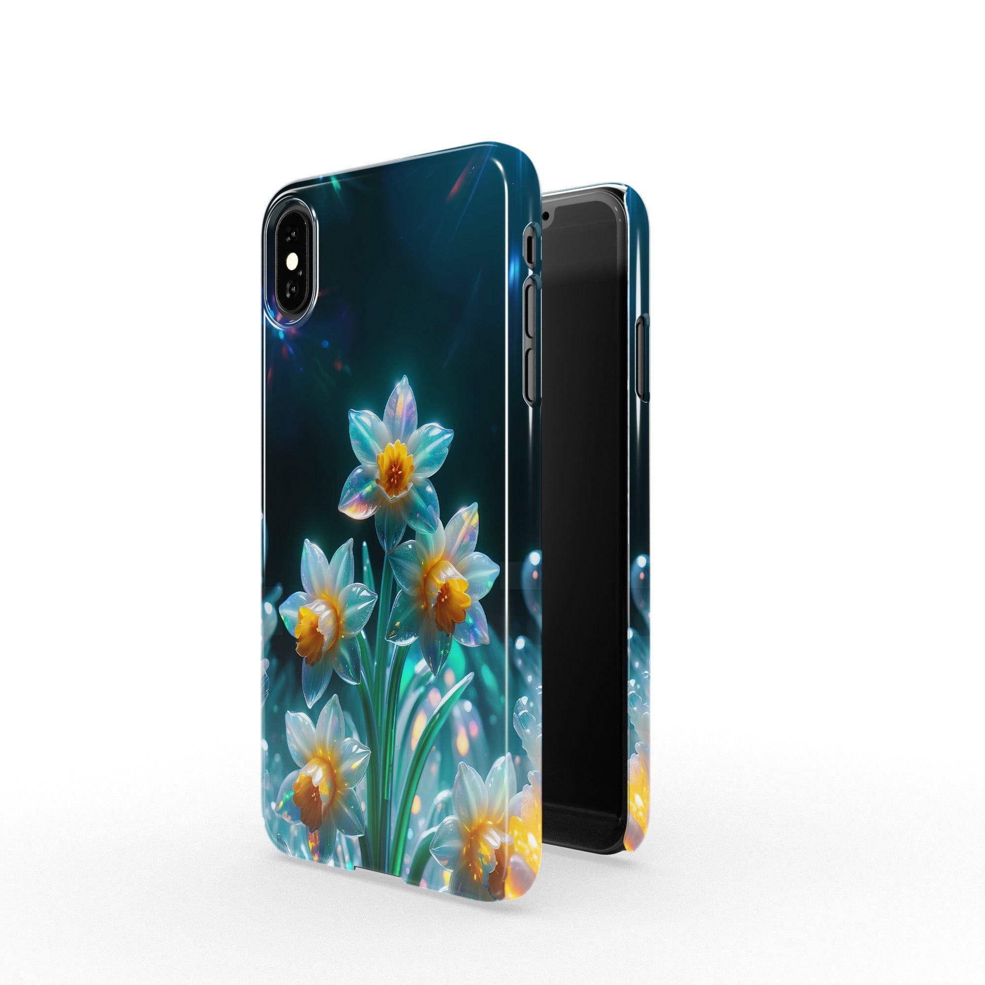 Delicate Shimmer | Crystal Flower Daffodil Case for iPhone XS Max