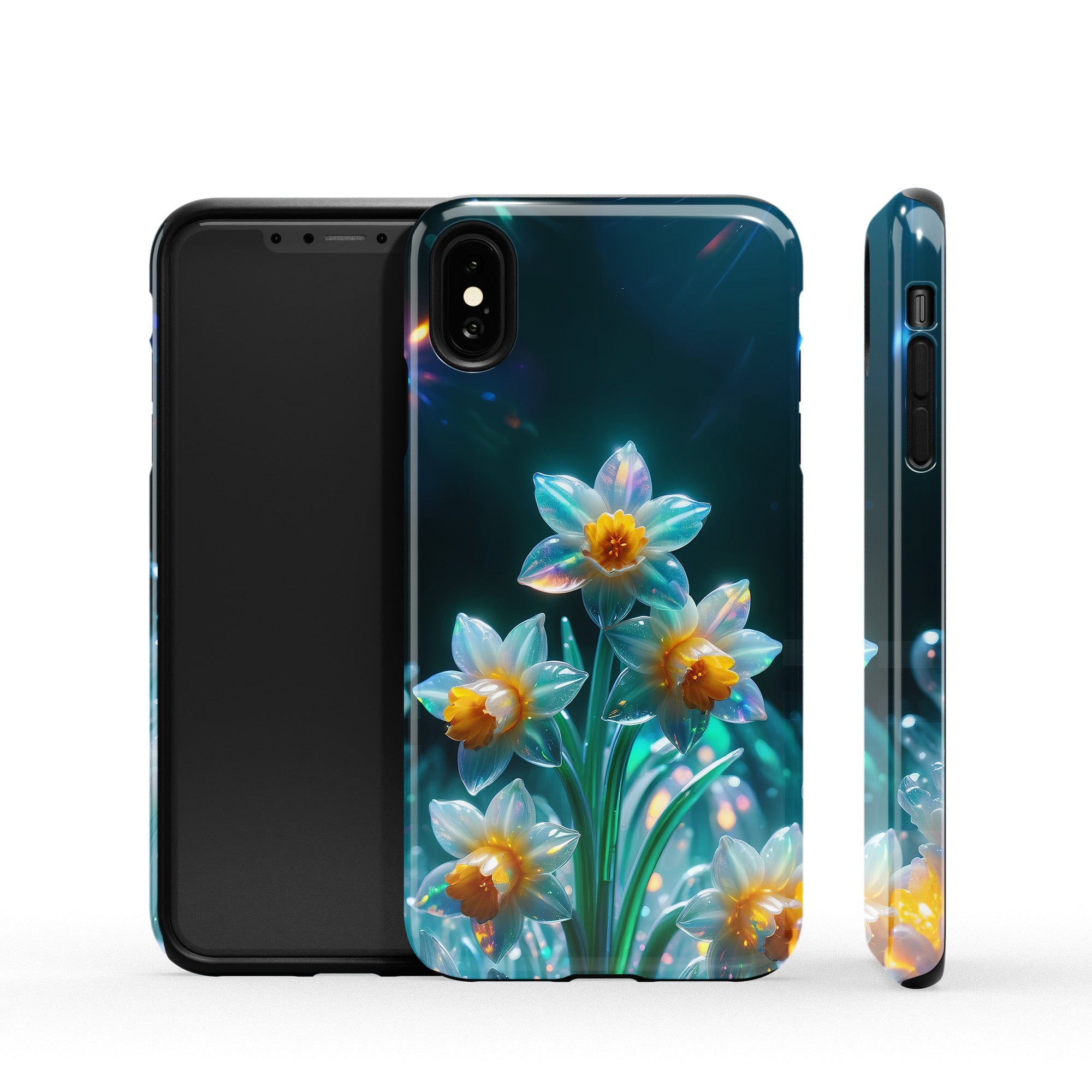 Delicate Shimmer | Crystal Flower Daffodil Case for iPhone XS Max