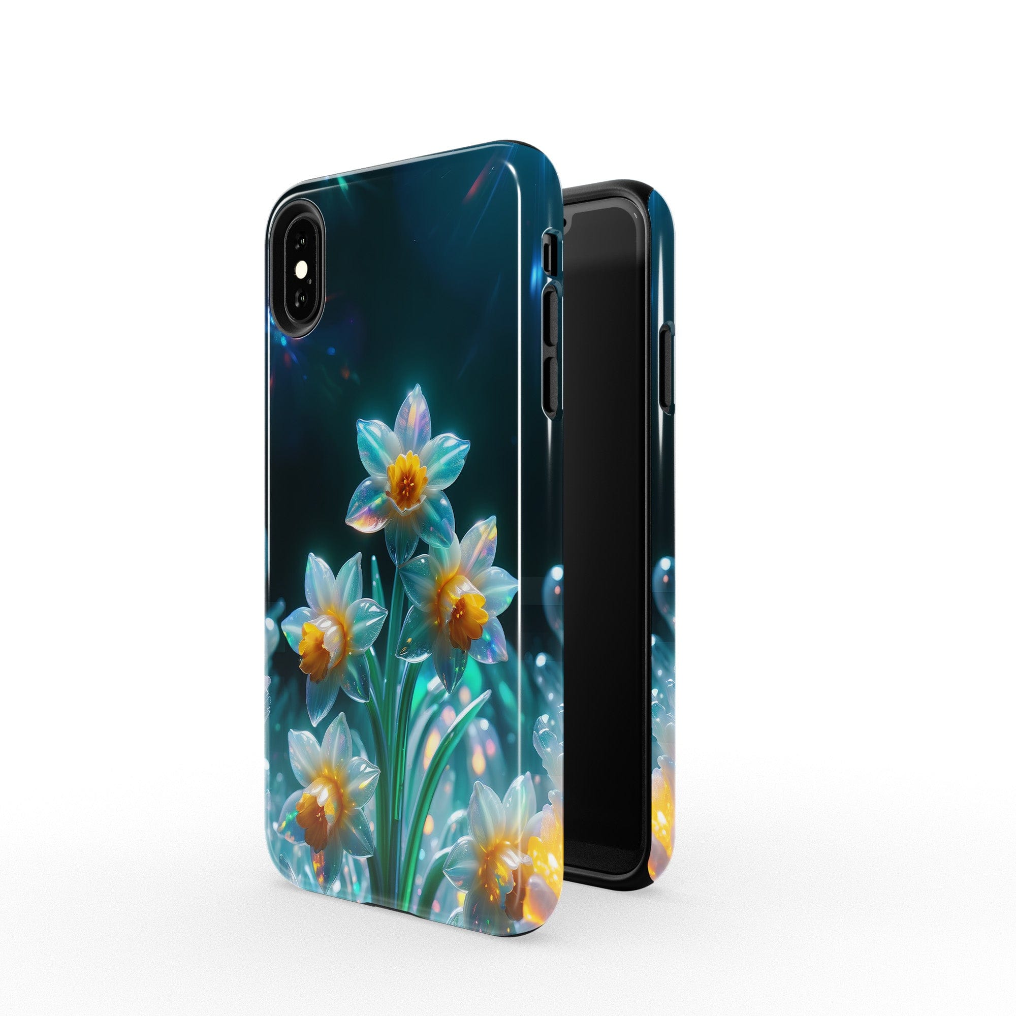 Delicate Shimmer | Crystal Flower Daffodil Case for iPhone XS Max