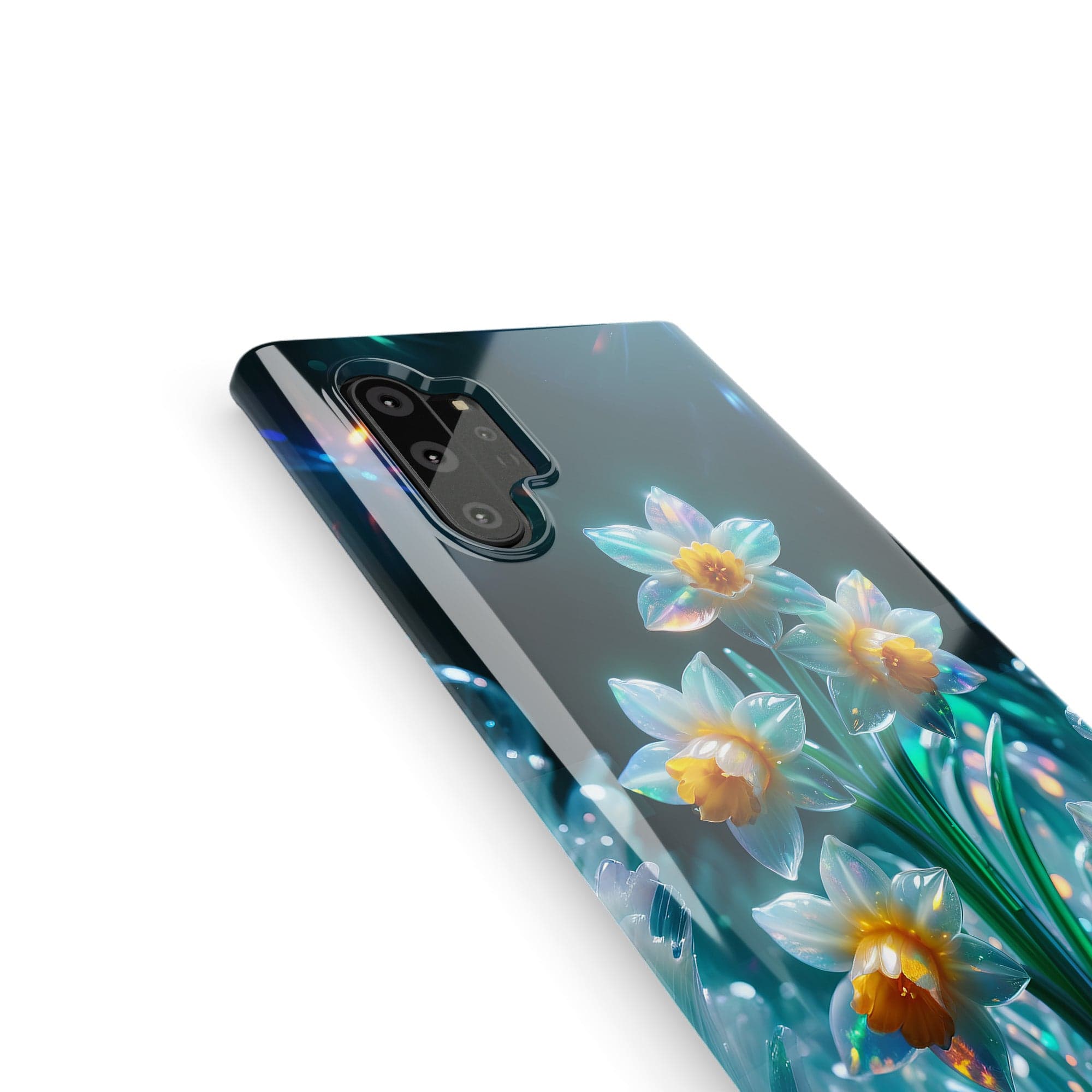 Delicate Shimmer | Crystal Flower Daffodil Samsung Case for Galaxy Note 10 Plus