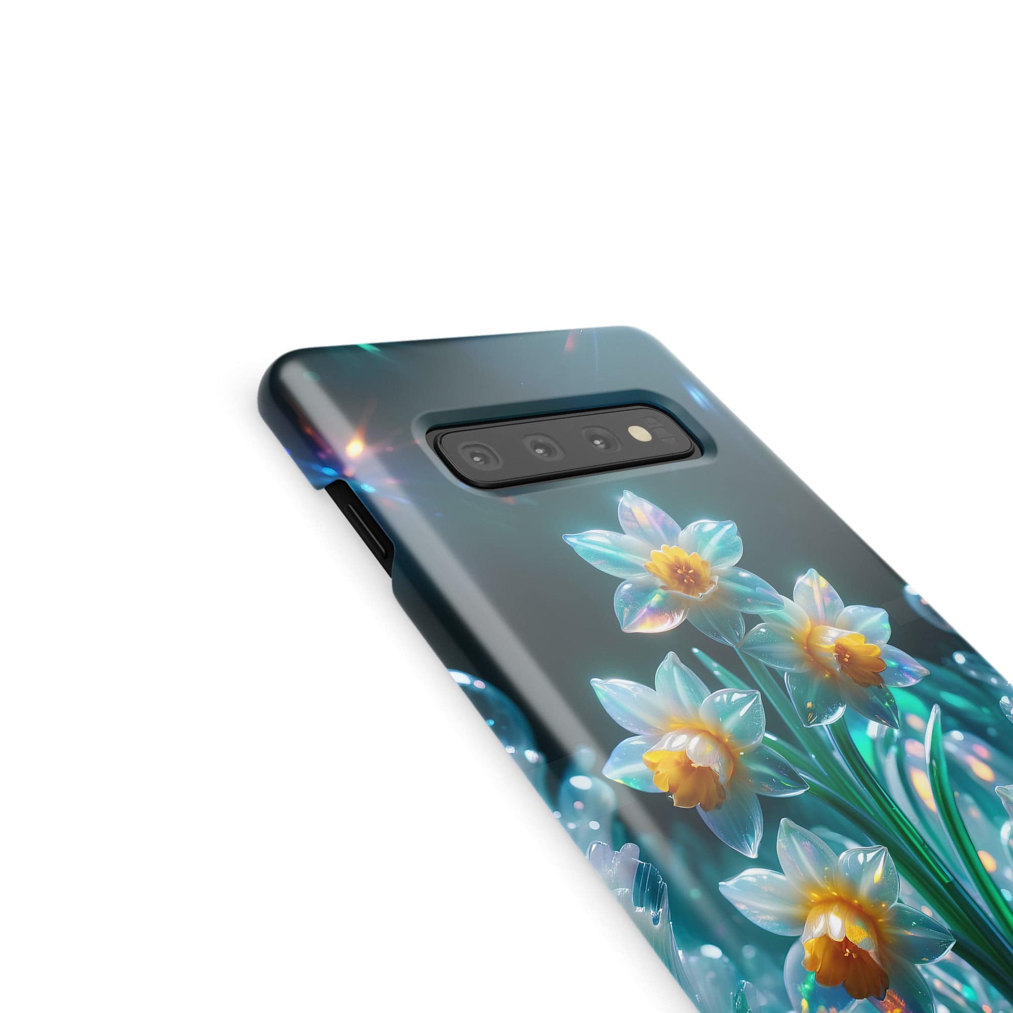 Delicate Shimmer | Crystal Flower Daffodil Samsung Case for Galaxy S10 Plus