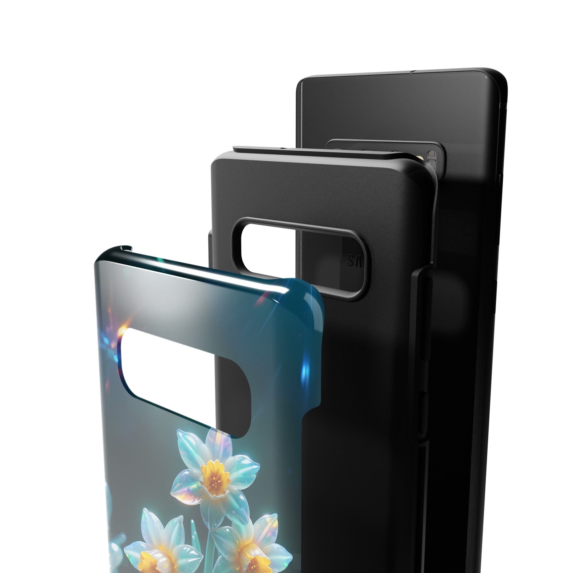 Delicate Shimmer | Crystal Flower Daffodil Samsung Case for Galaxy S10 Plus