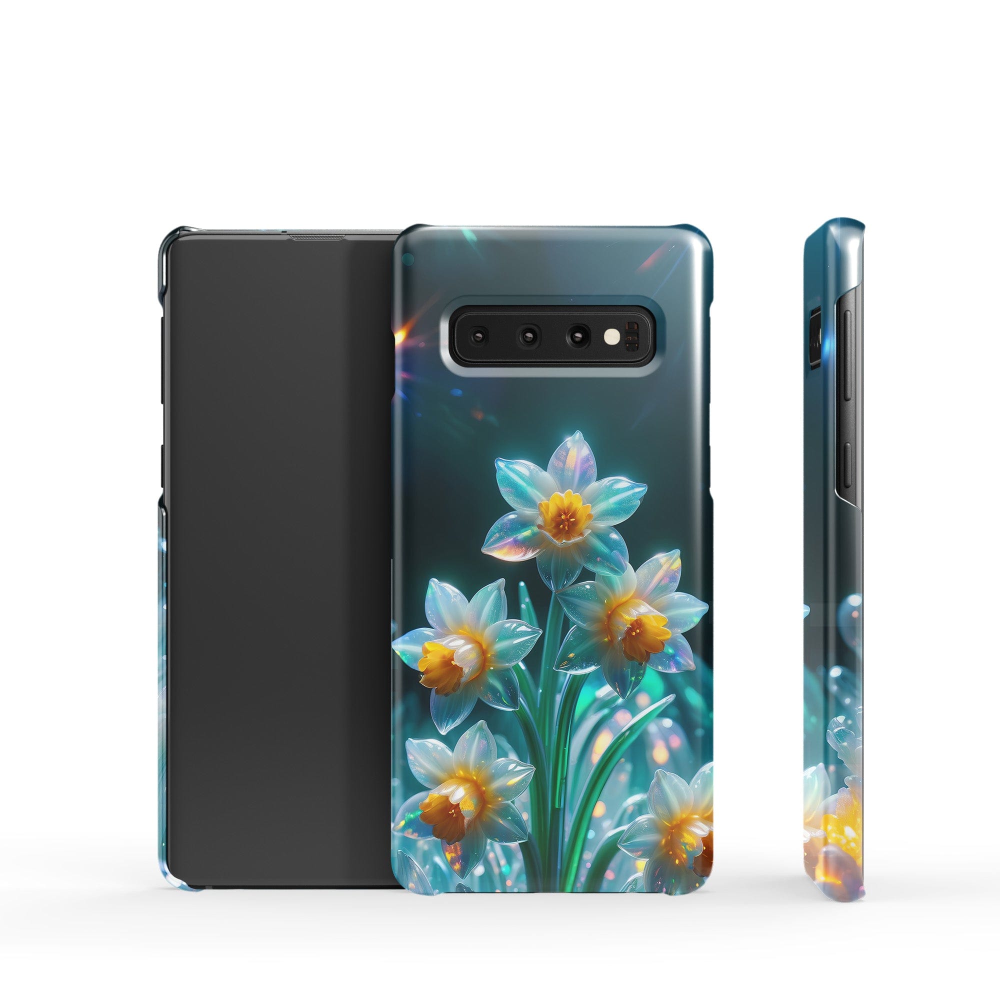 Delicate Shimmer | Crystal Flower Daffodil Samsung Case for Galaxy S10