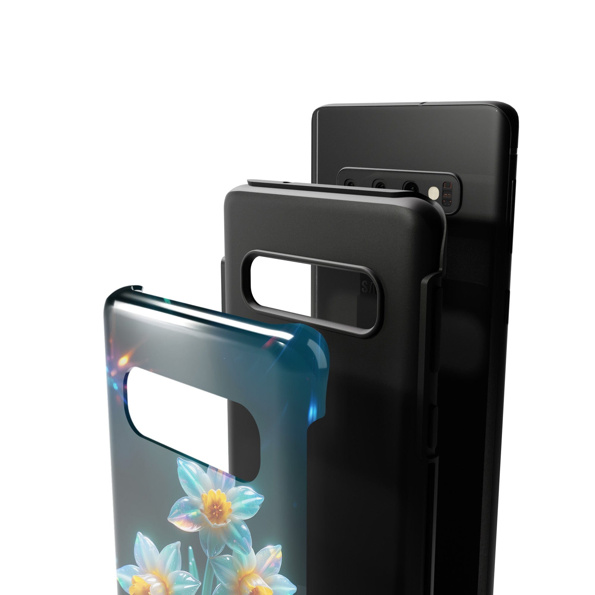 Delicate Shimmer | Crystal Flower Daffodil Samsung Case for Galaxy S10