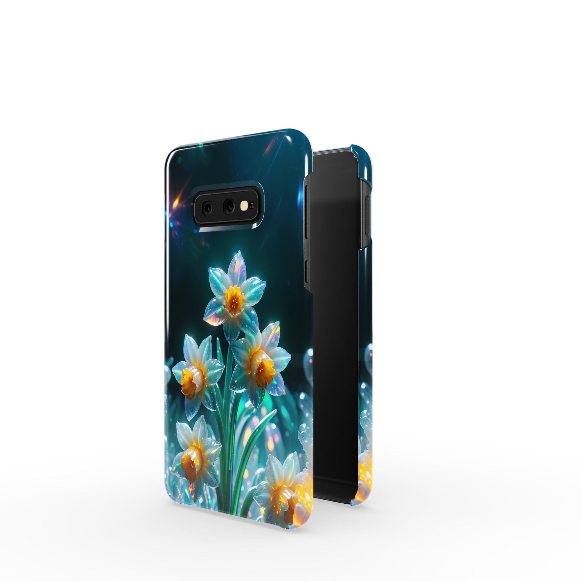 Delicate Shimmer | Crystal Flower Daffodil Samsung Case for Galaxy S10e