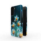 Delicate Shimmer | Crystal Flower Daffodil Samsung Case for Galaxy S21 Plus