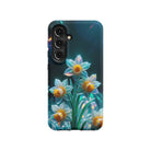 Delicate Shimmer | Crystal Flower Daffodil Samsung Case for Galaxy S24