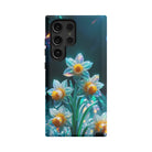 Delicate Shimmer | Crystal Flower Daffodil Samsung Case for Galaxy S24 Ultra