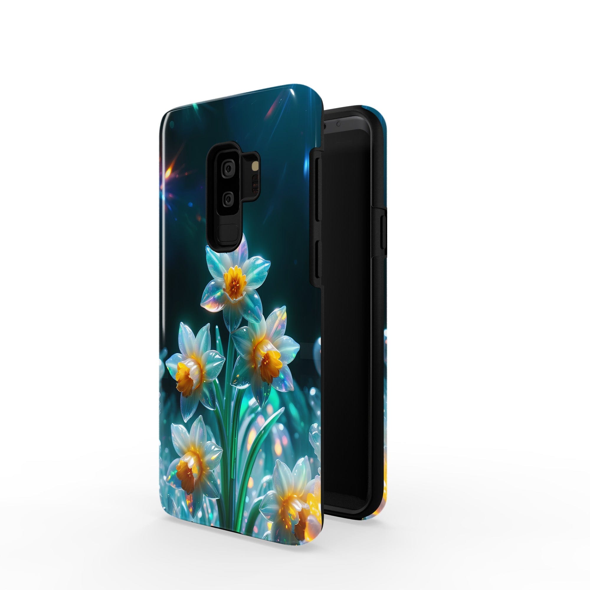 Delicate Shimmer | Crystal Flower Daffodil Samsung Case for Galaxy S9 Plus