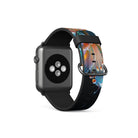 Eternal Prism | Crystal Flower Lily Apple Watch Band in Black