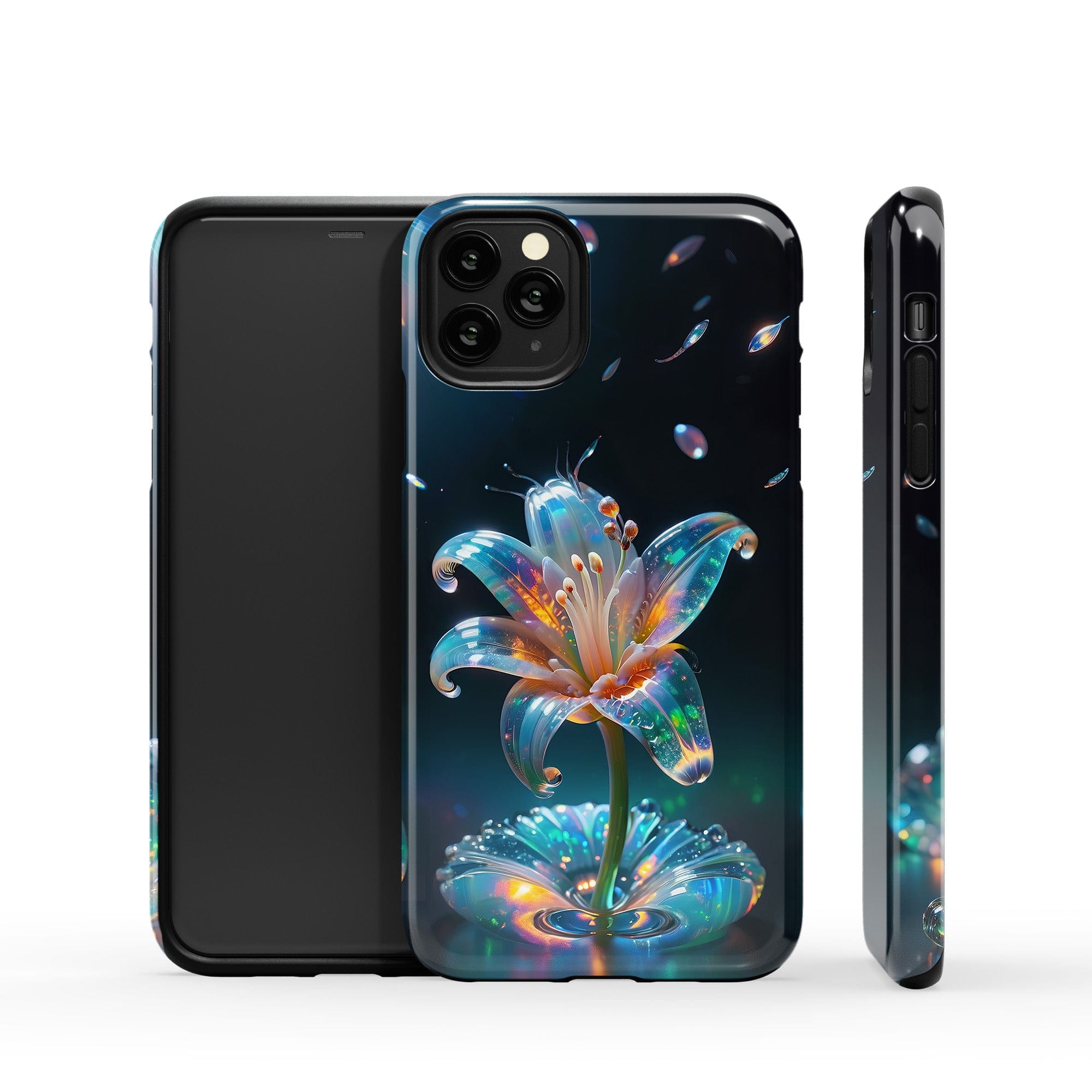 Eternal Prism | Crystal Flower Lily Case for iPhone 11 Pro Max