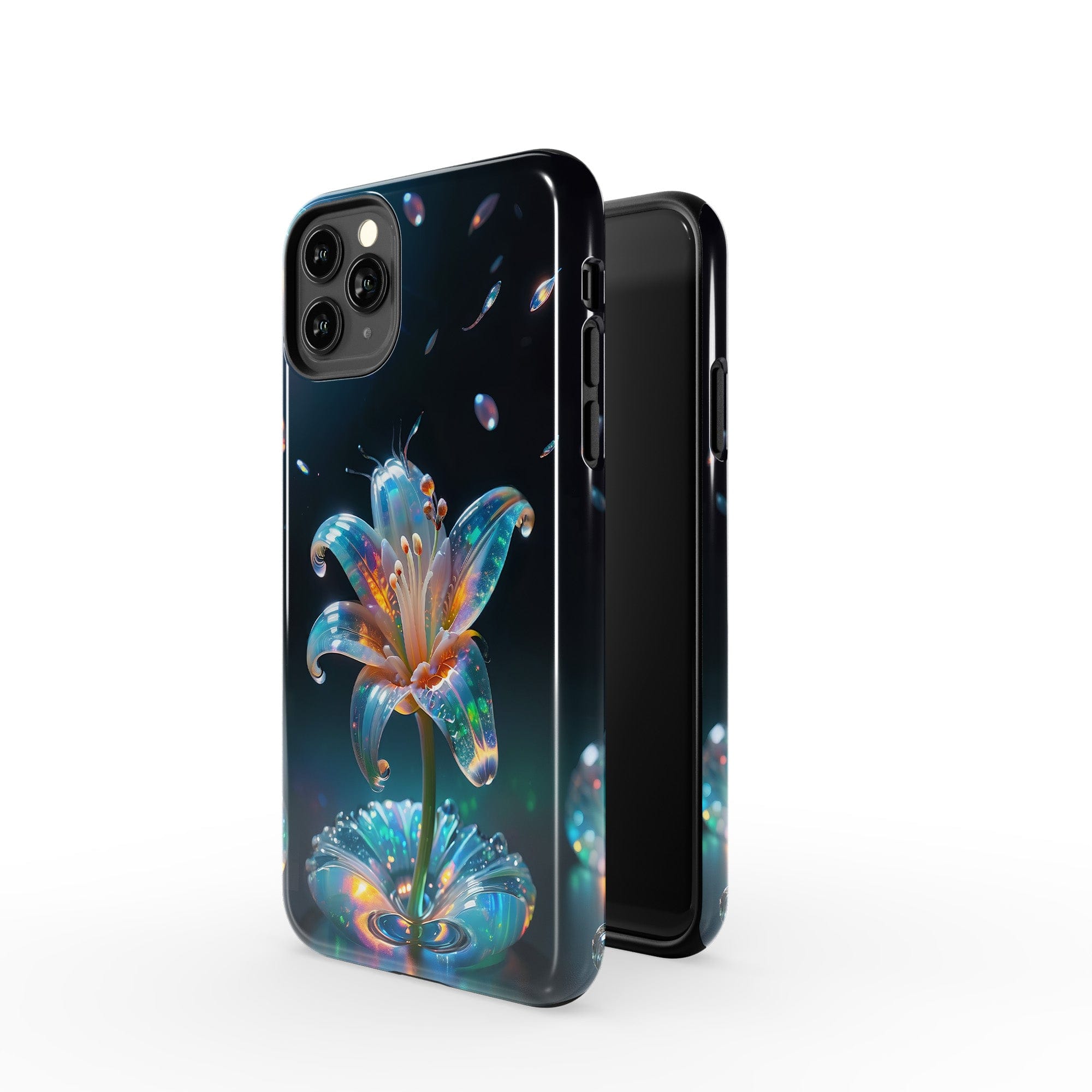 Eternal Prism | Crystal Flower Lily Case for iPhone 11 Pro Max