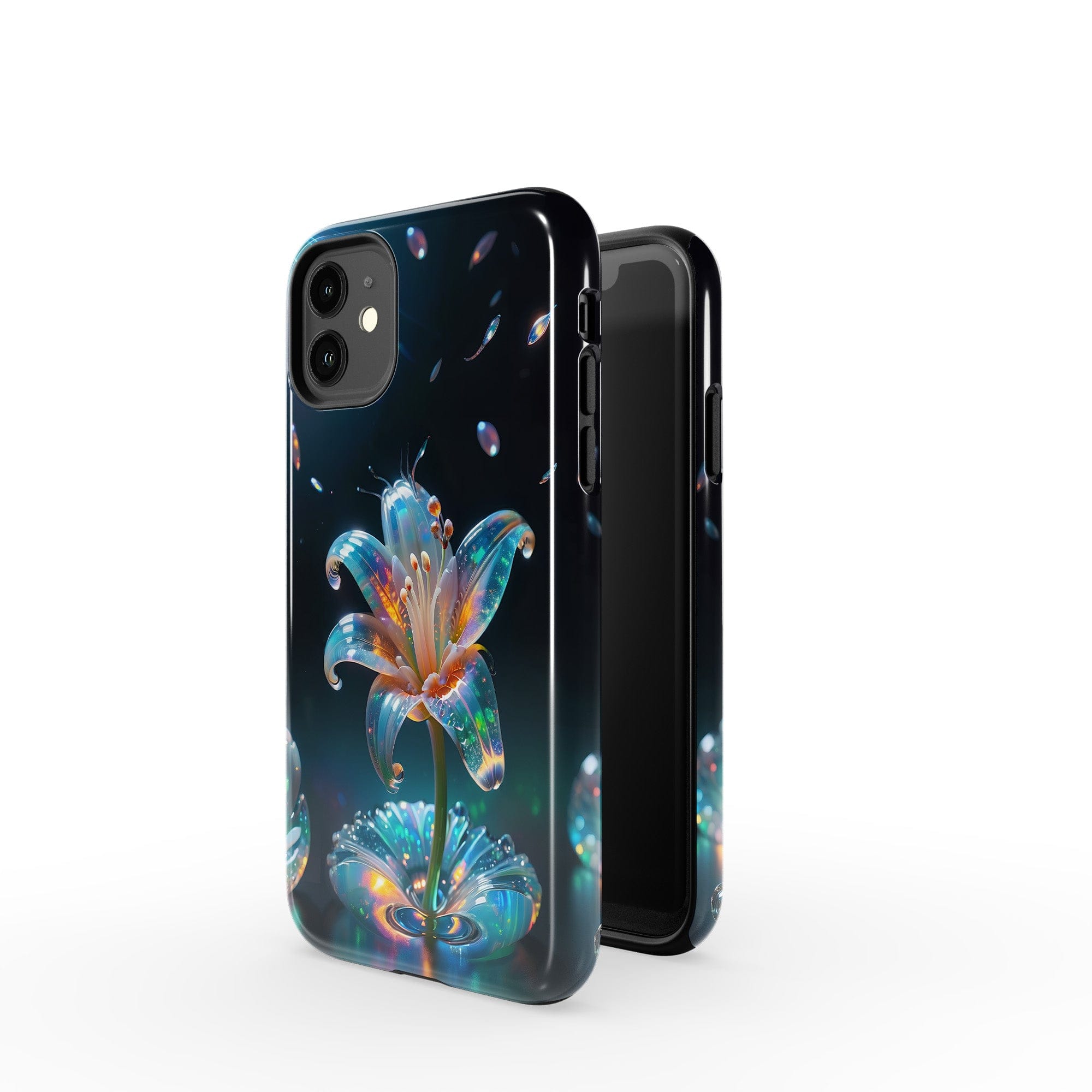 Eternal Prism | Crystal Flower Lily Case for iPhone 11