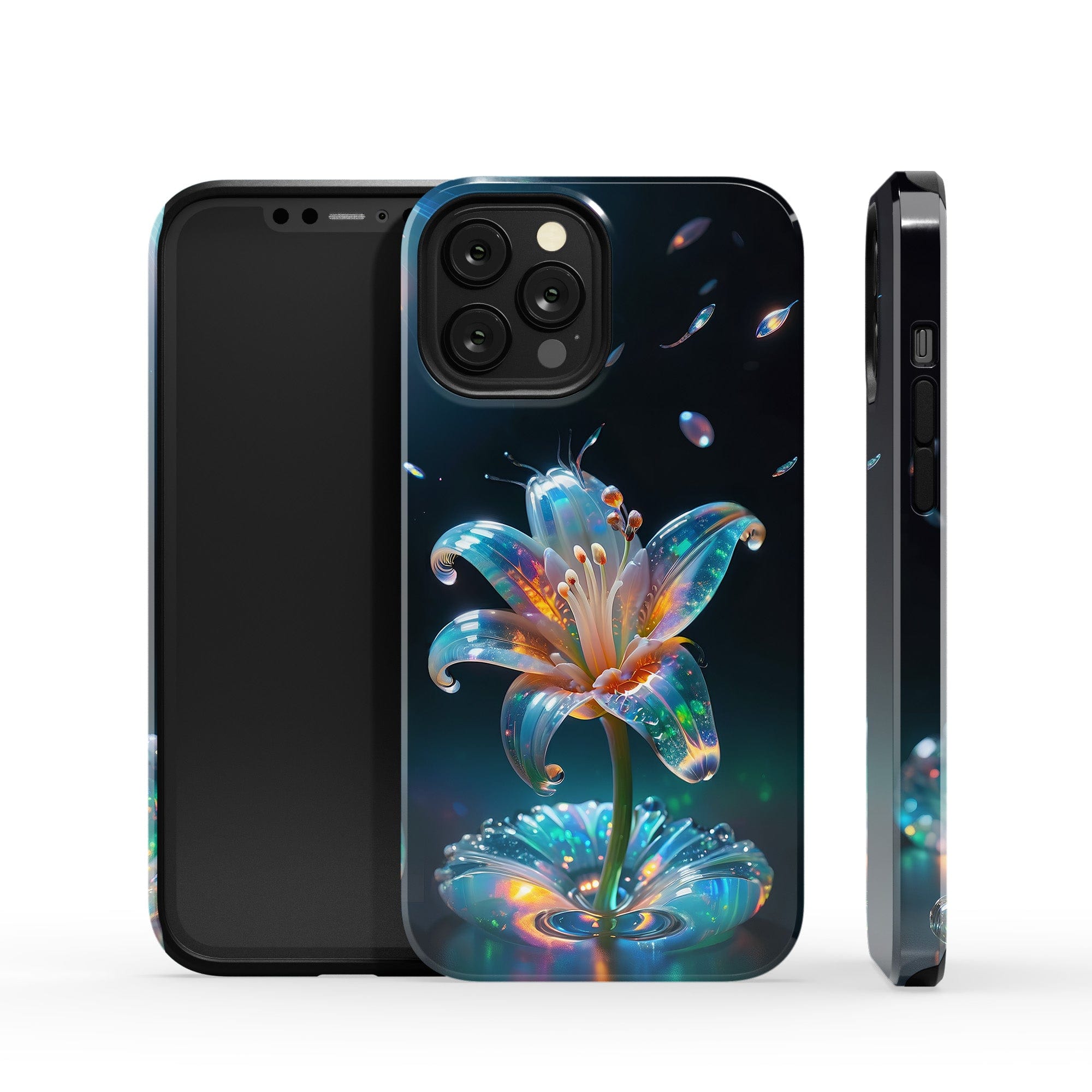 Eternal Prism | Crystal Flower Lily Case for iPhone 12 Pro Max