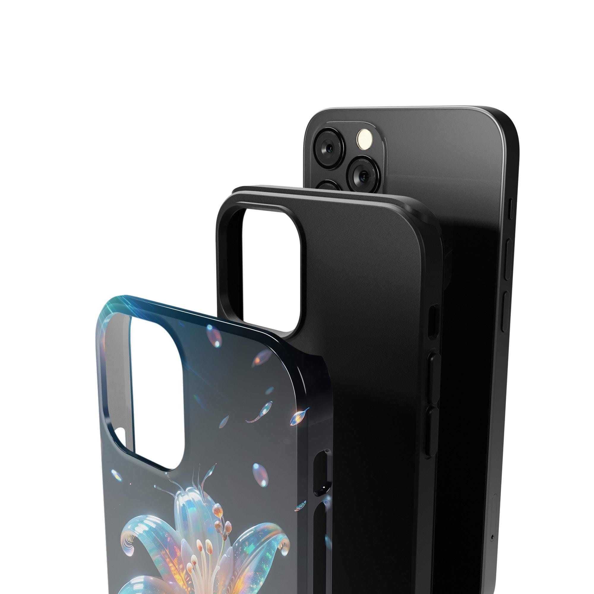 Eternal Prism | Crystal Flower Lily Case for iPhone 12 Pro