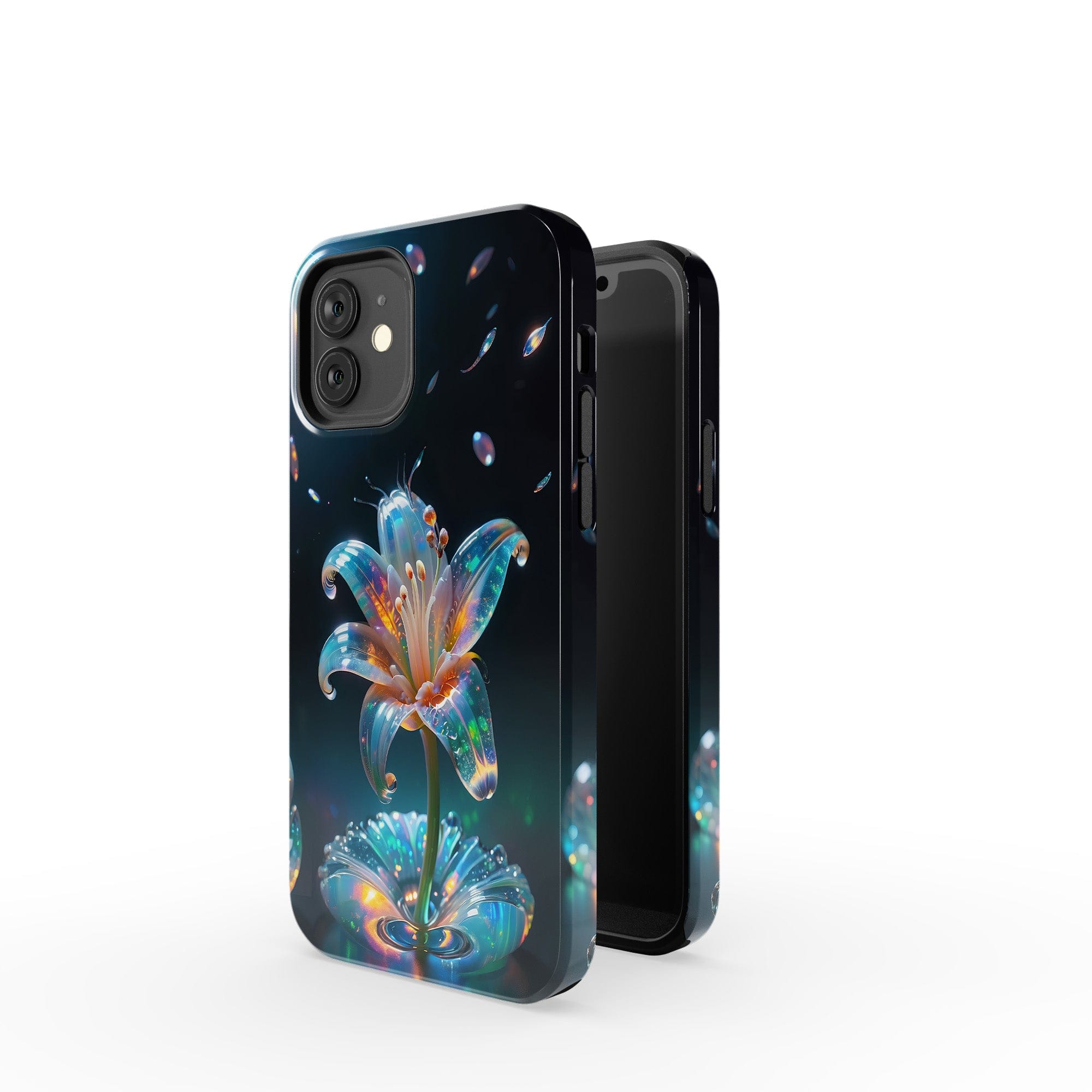 Eternal Prism | Crystal Flower Lily Case for iPhone 12