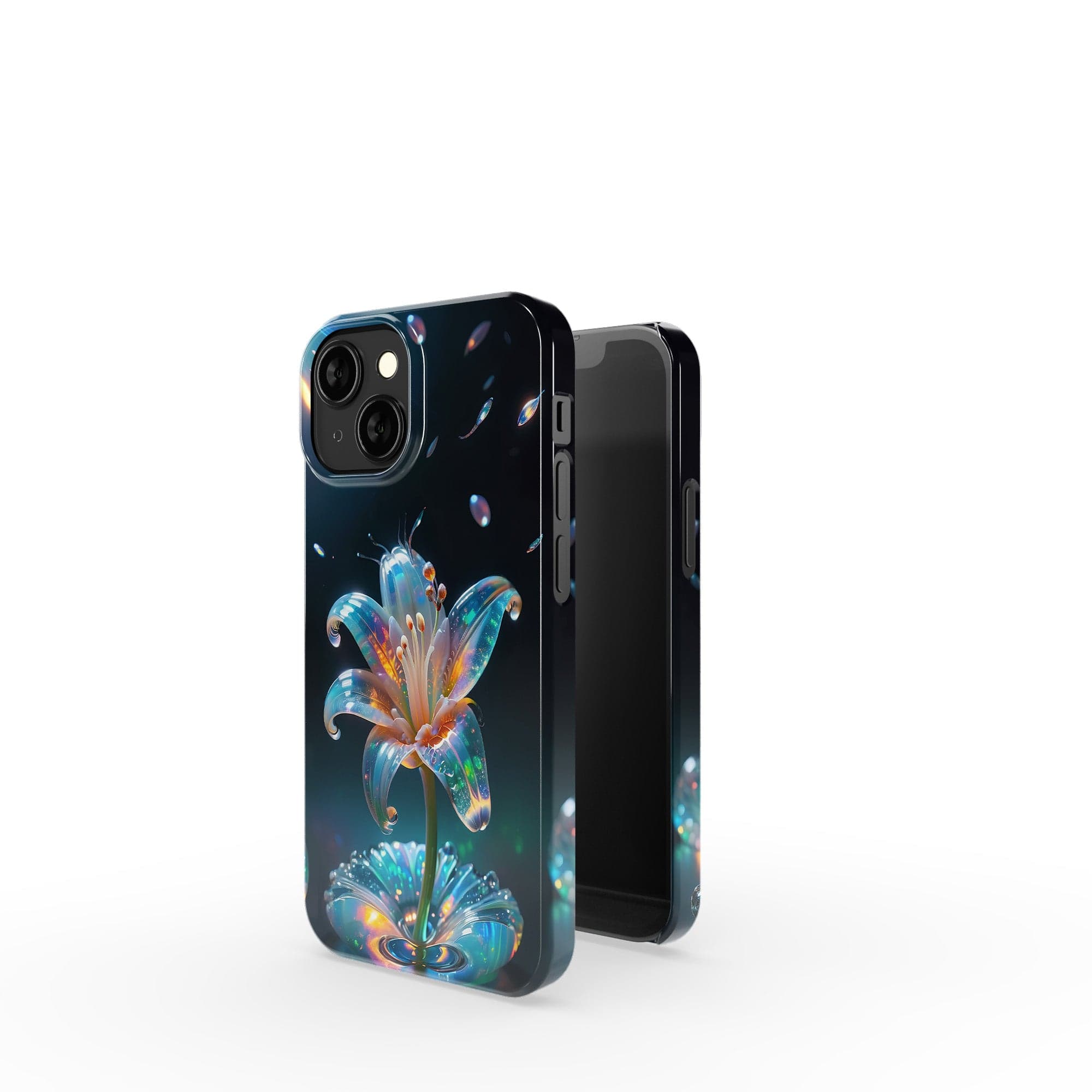 Eternal Prism | Crystal Flower Lily Case for iPhone 13 Mini