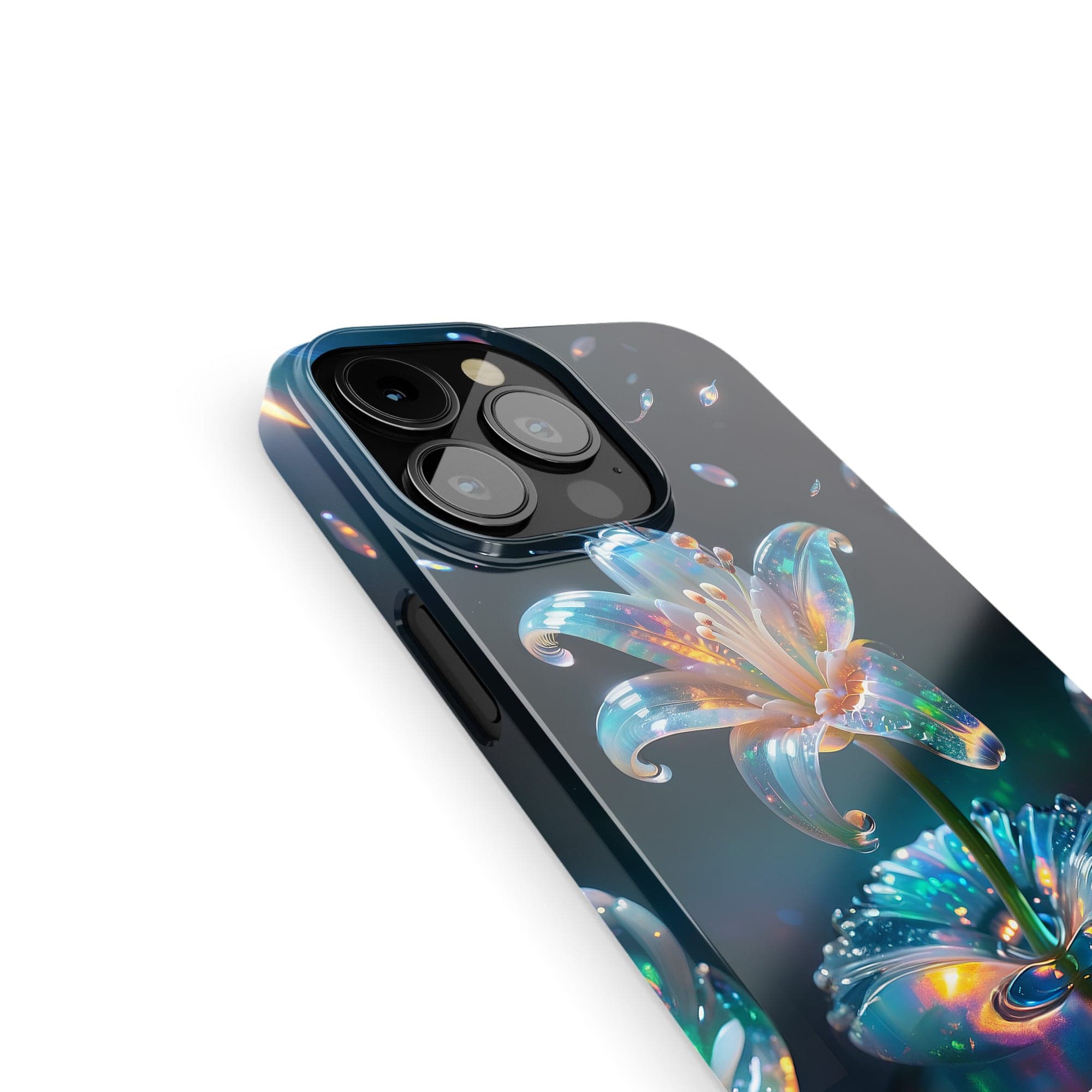 Eternal Prism | Crystal Flower Lily Case for iPhone 13 Pro Max