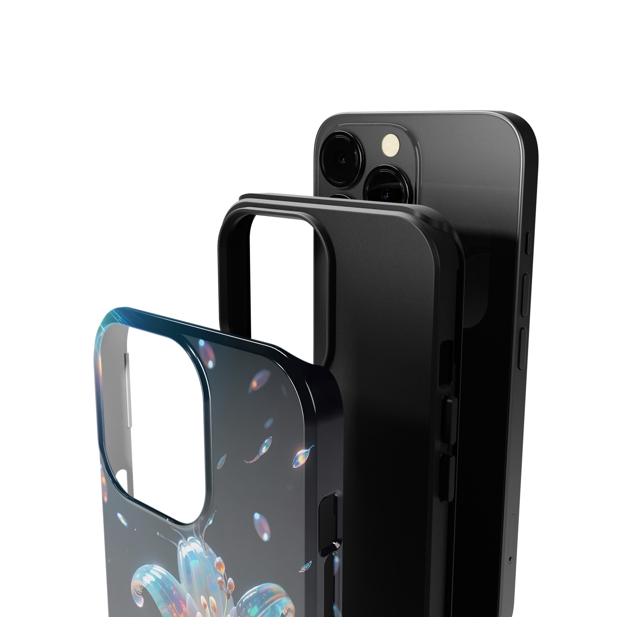 Eternal Prism | Crystal Flower Lily Case for iPhone 13 Pro