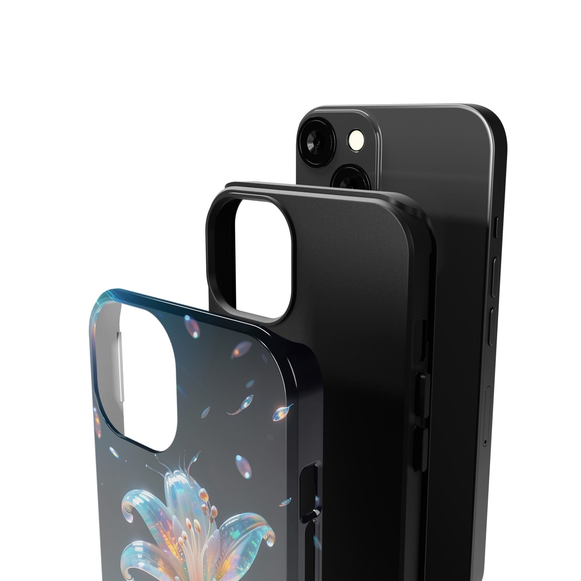 Eternal Prism | Crystal Flower Lily Case for iPhone 13