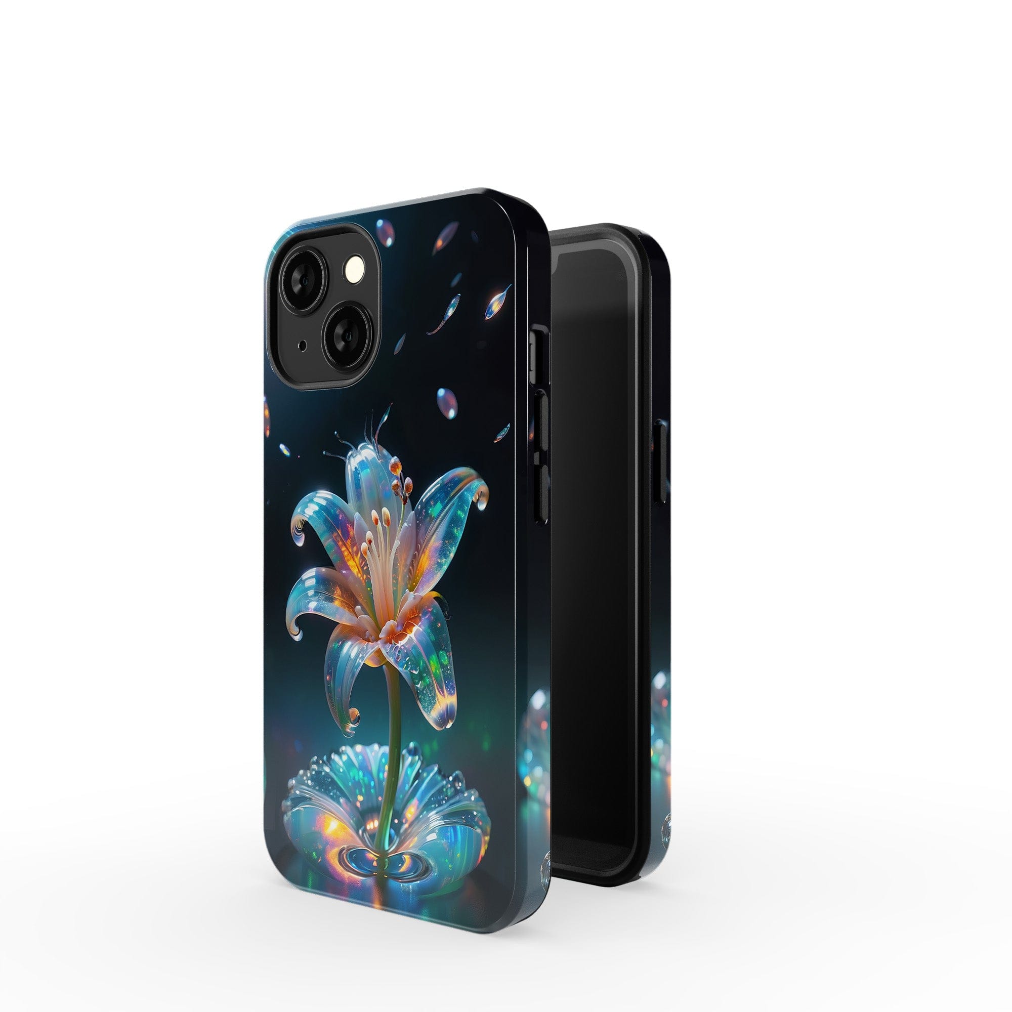 Eternal Prism | Crystal Flower Lily Case for iPhone 13