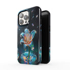 Eternal Prism | Crystal Flower Lily Case for iPhone 14 Pro Max